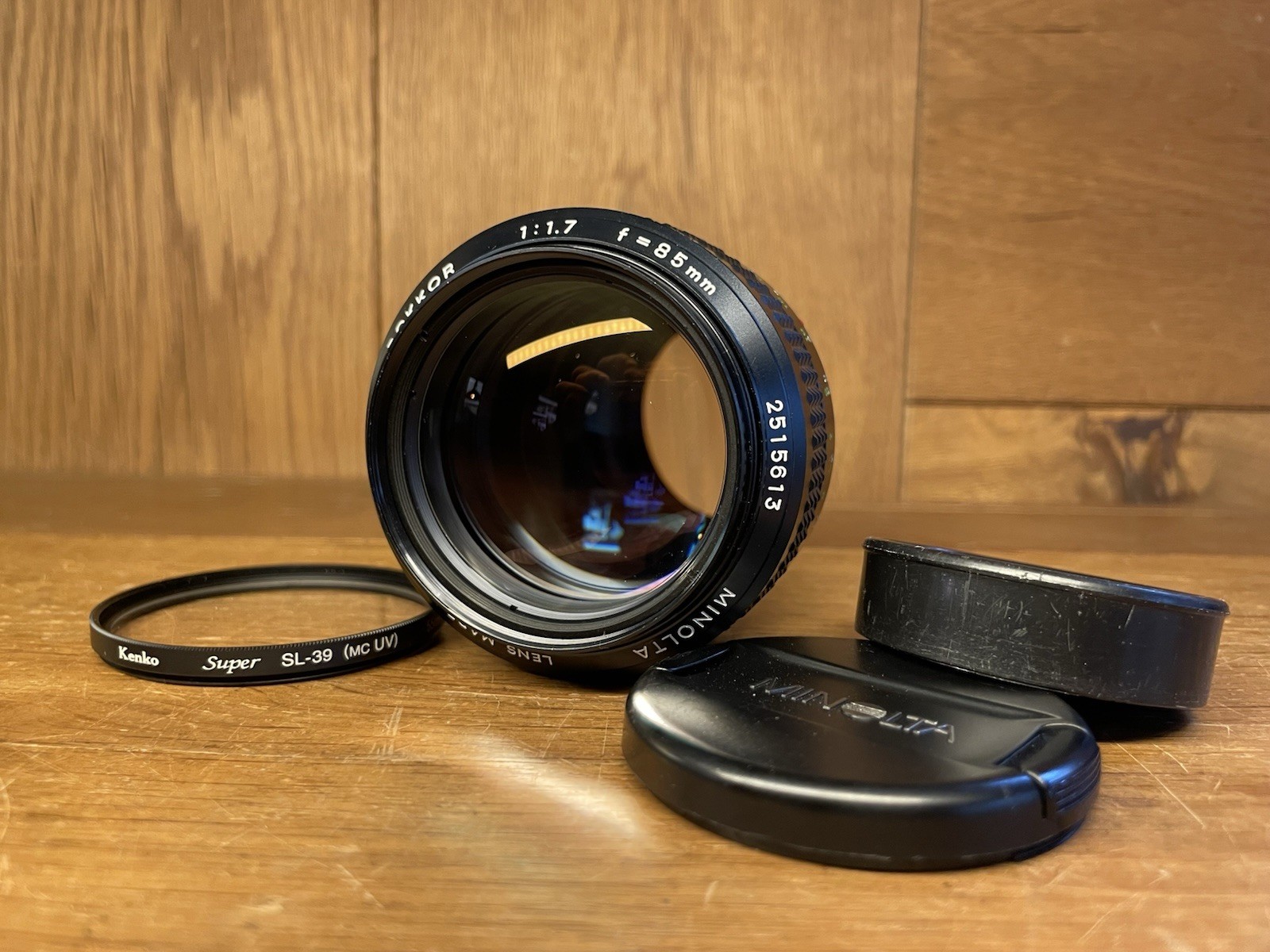 *CLA'd : Almost Mint ++* Minolta MC Rokkor 85mm F/1.7 Portrait Lens SR Mount /JP