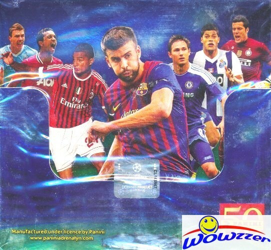 2011/12 Panini Adrenalyn Champions League 50 Pack Factory Sealed Box-300 Cards