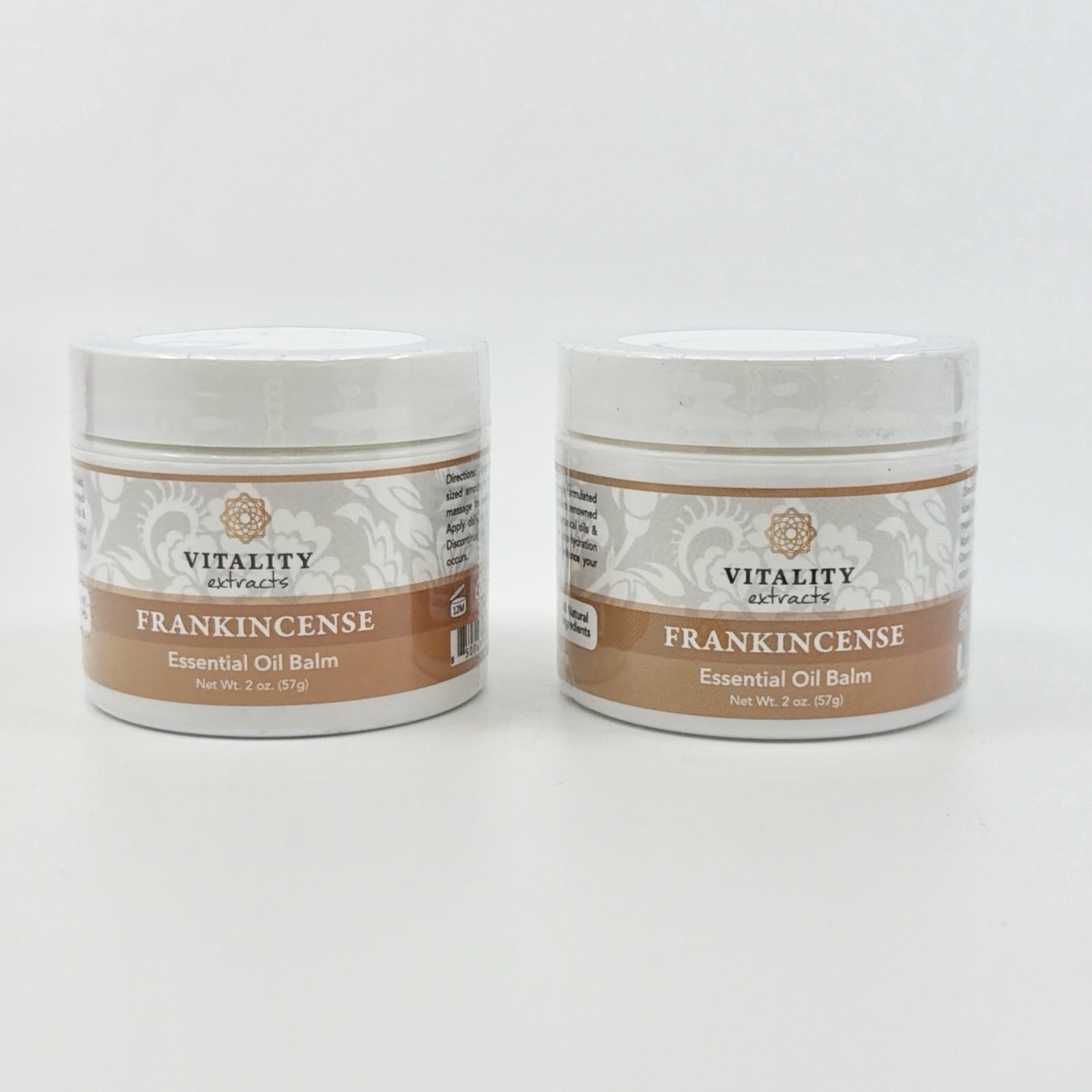 Vitality Extracts FRANKINCENSE Essential Oil Balm 2 Pack 2oz Each NEW SEALED Vitality Extracts FRANKINCENSE Essential Oil Balm 2 Pack 2oz Each NEW SEALED