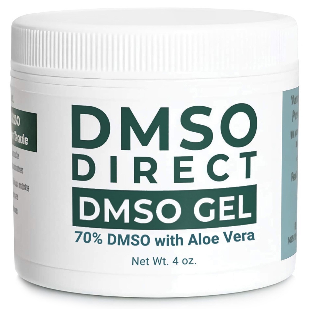 DMSO Gel with Aloe Vera 4oz - 70% Dimethyl Sulfoxide (99.99% Pure) - DMSO Direct