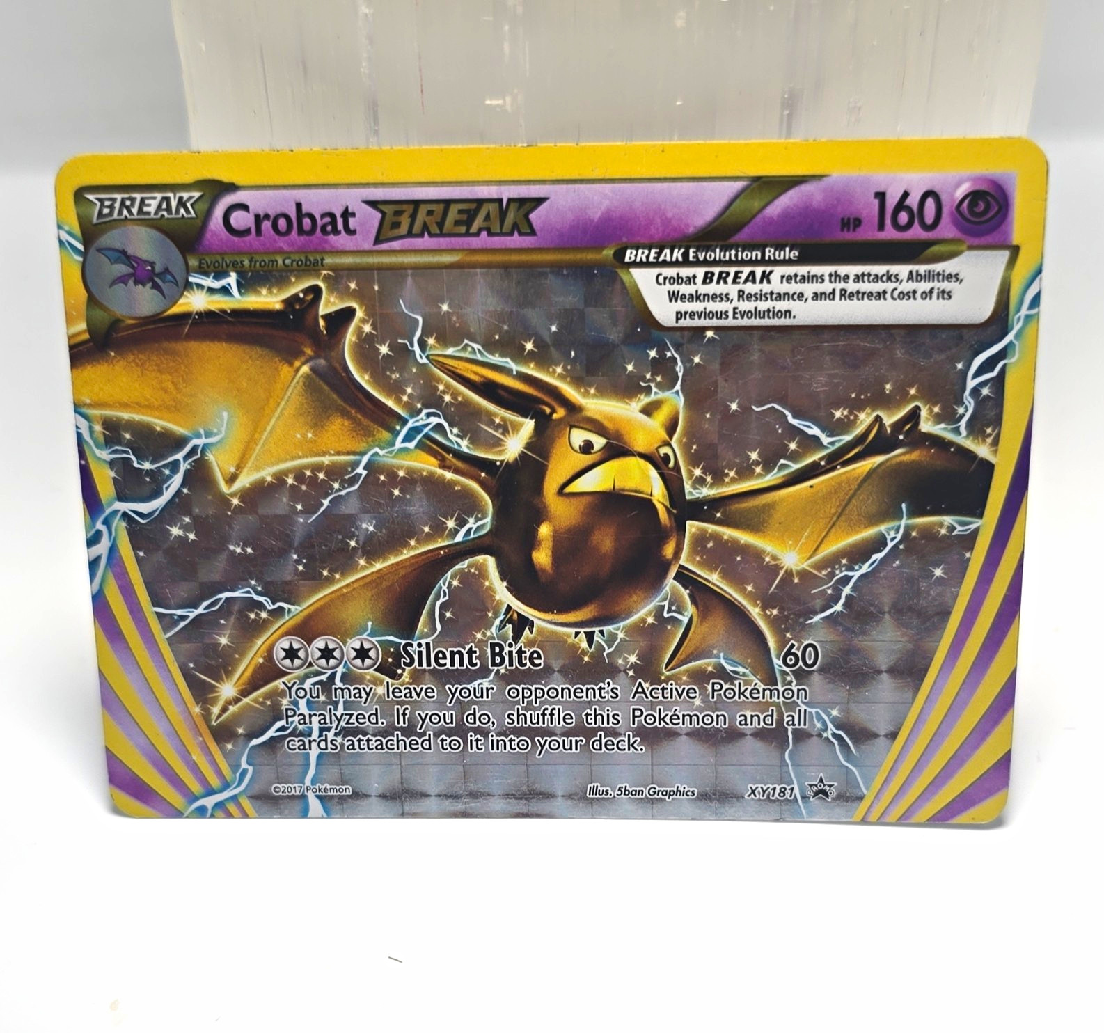 Crobat BREAK XY181 - XY - Holo Rare Holo ENG 2016 160 HP Pokemon TCG Crobat BREAK XY181 - XY - Holo Rare Holo ENG 2016 160 HP Pokemon TCG