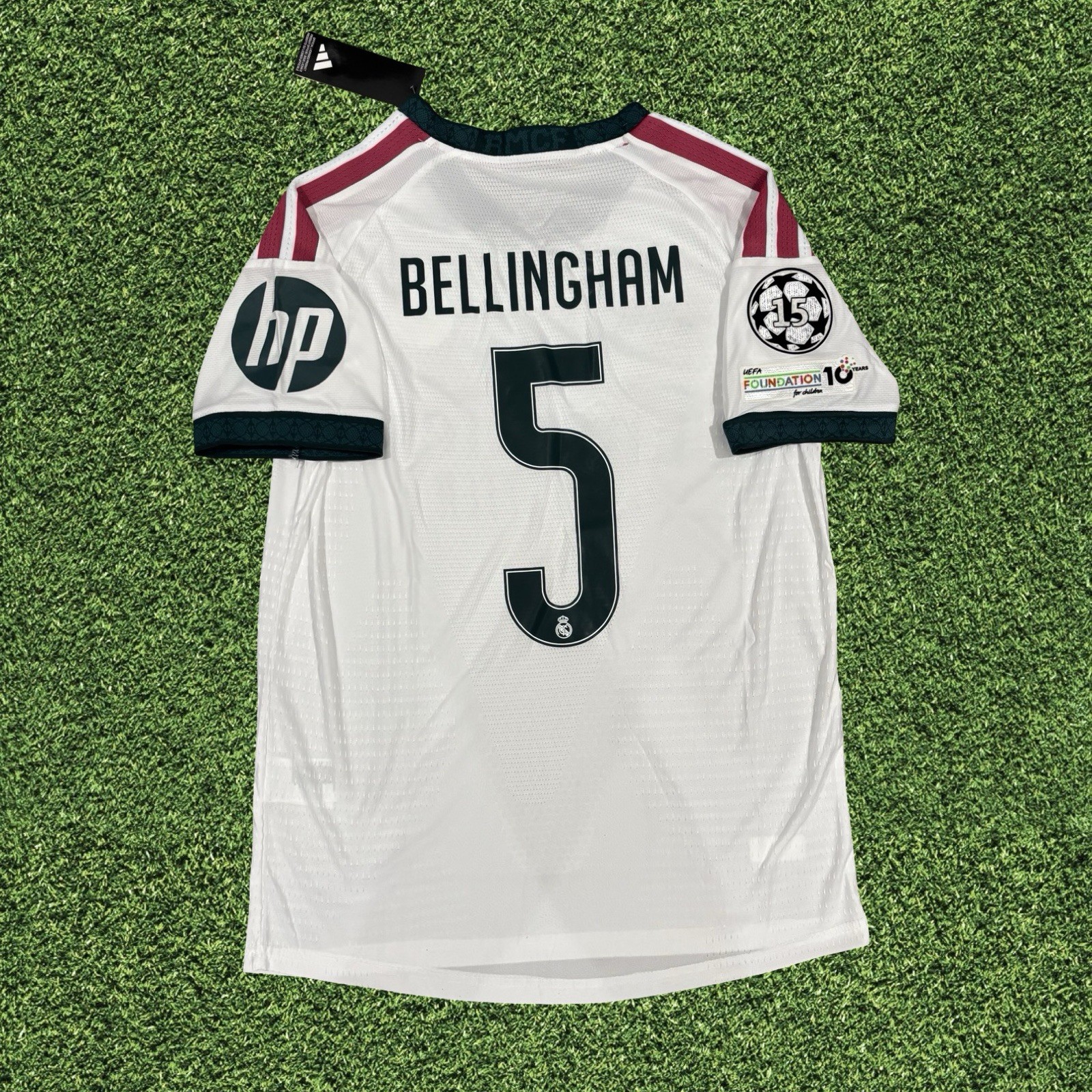 Real Madrid Jude Bellingham #5 Home Soccer Jersey (Player Version)