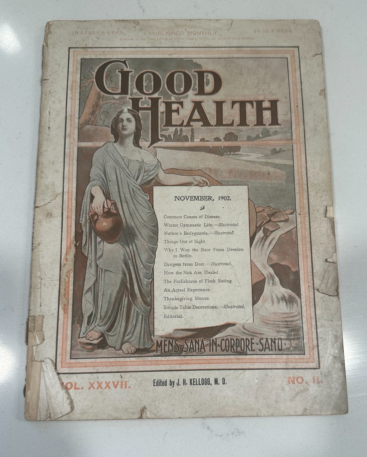Antique ‘Good Health’ Magazine Nov 1902 Dr. J H Kellogg Battle Creek Sanitarium Antique ‘Good Health’ Magazine Nov 1902 Dr. J H Kellogg Battle Creek Sanitarium