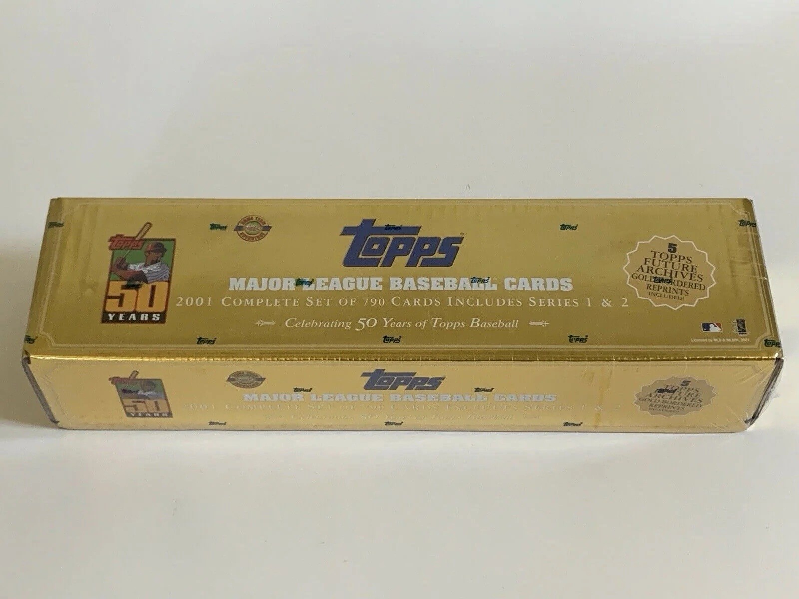 2001 TOPPS HOME TEAM ADVANTAGE FACTORY SEALED GOLD SET - ICHIRO RC GOLD EMBOSSED