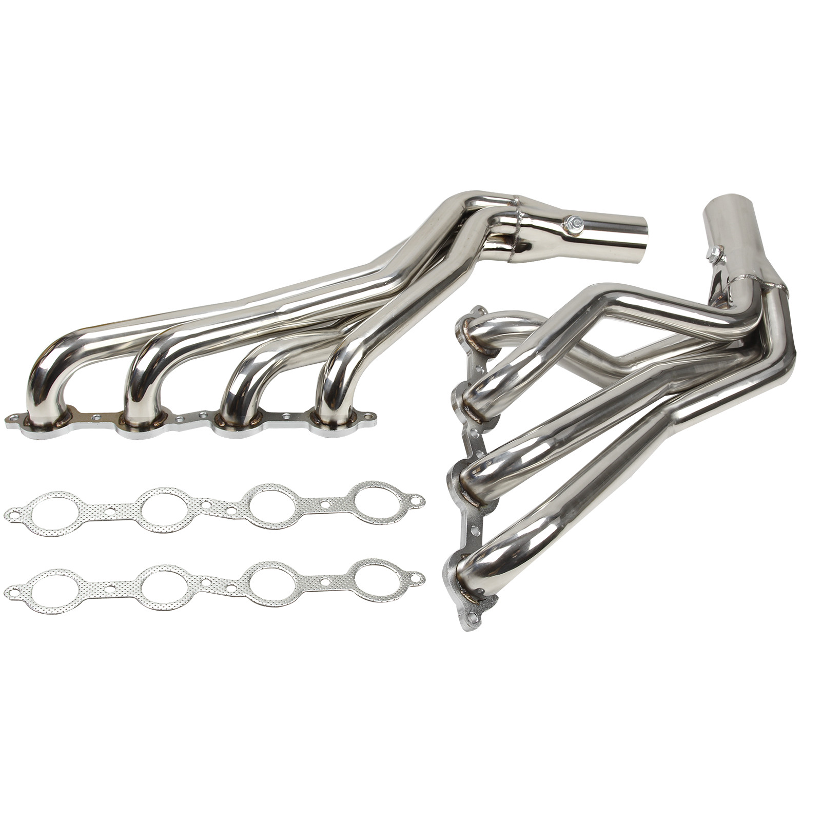 Exhaust Header For Chevy GMC 07-14 4.8/5.3/6.0L Long Tube Stainless Steel Header