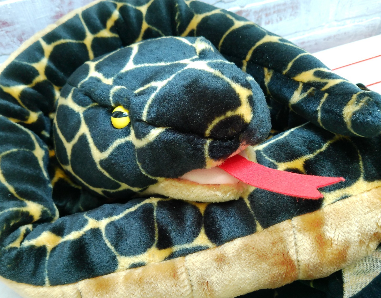 Vintage Chosun Costco Plush Snake Costume Kids Size XL 7-8 Halloween Rare