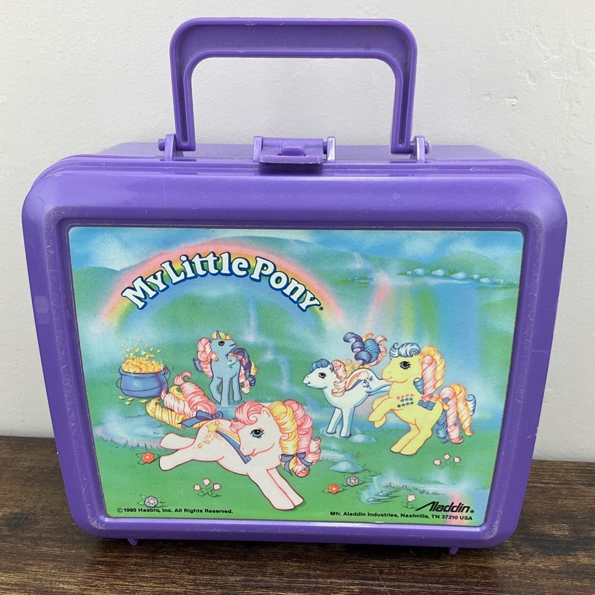 Vintage My Little Pony 1990 Hasbro Aladdin Lunchbox Vintage My Little Pony 1990 Hasbro Aladdin Lunchbox