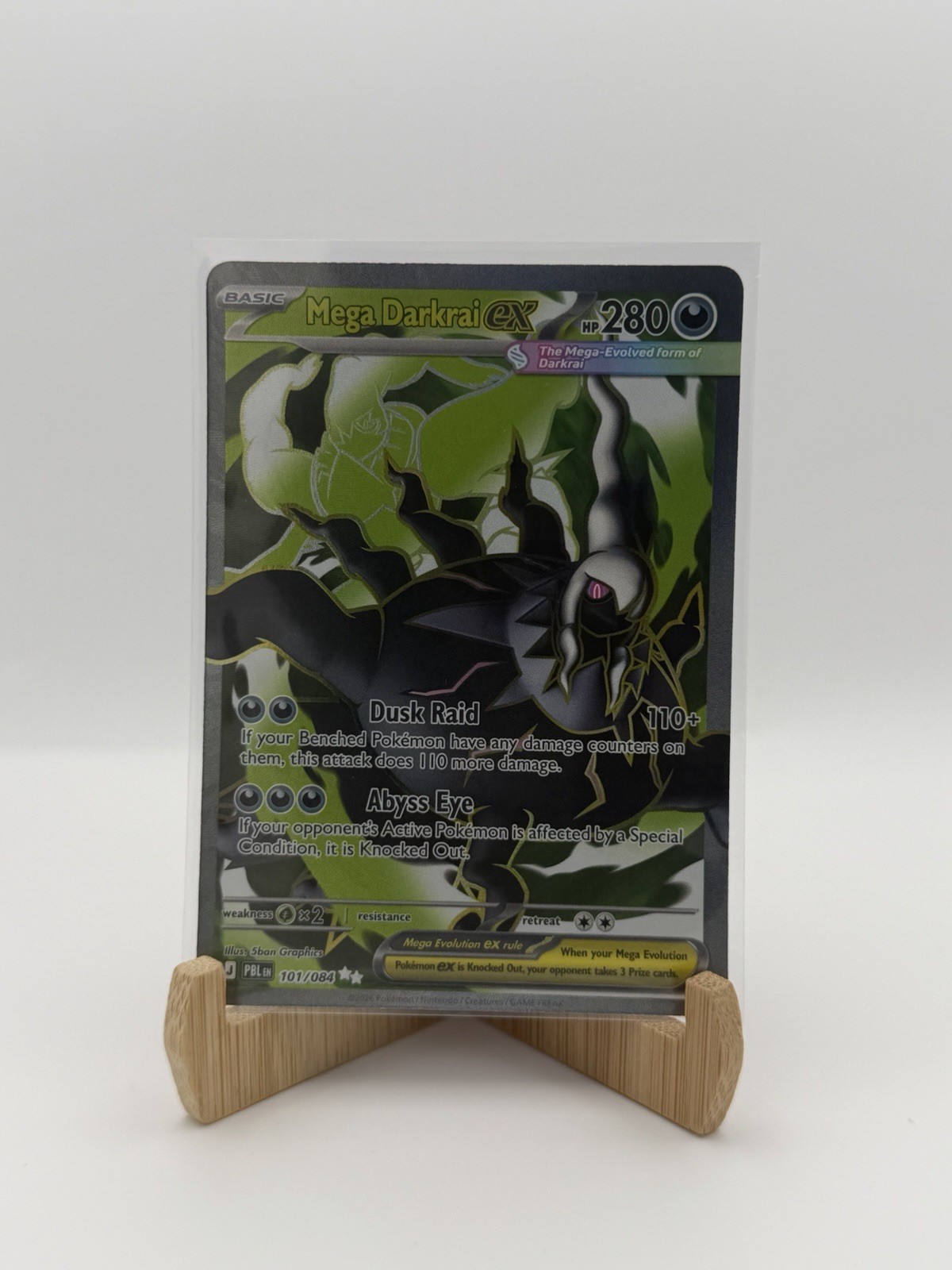 Mega Darkrai ex 101/084 Me05: Pitch Black Holo Mega Darkrai ex 101/084 Me05: Pitch Black Holo