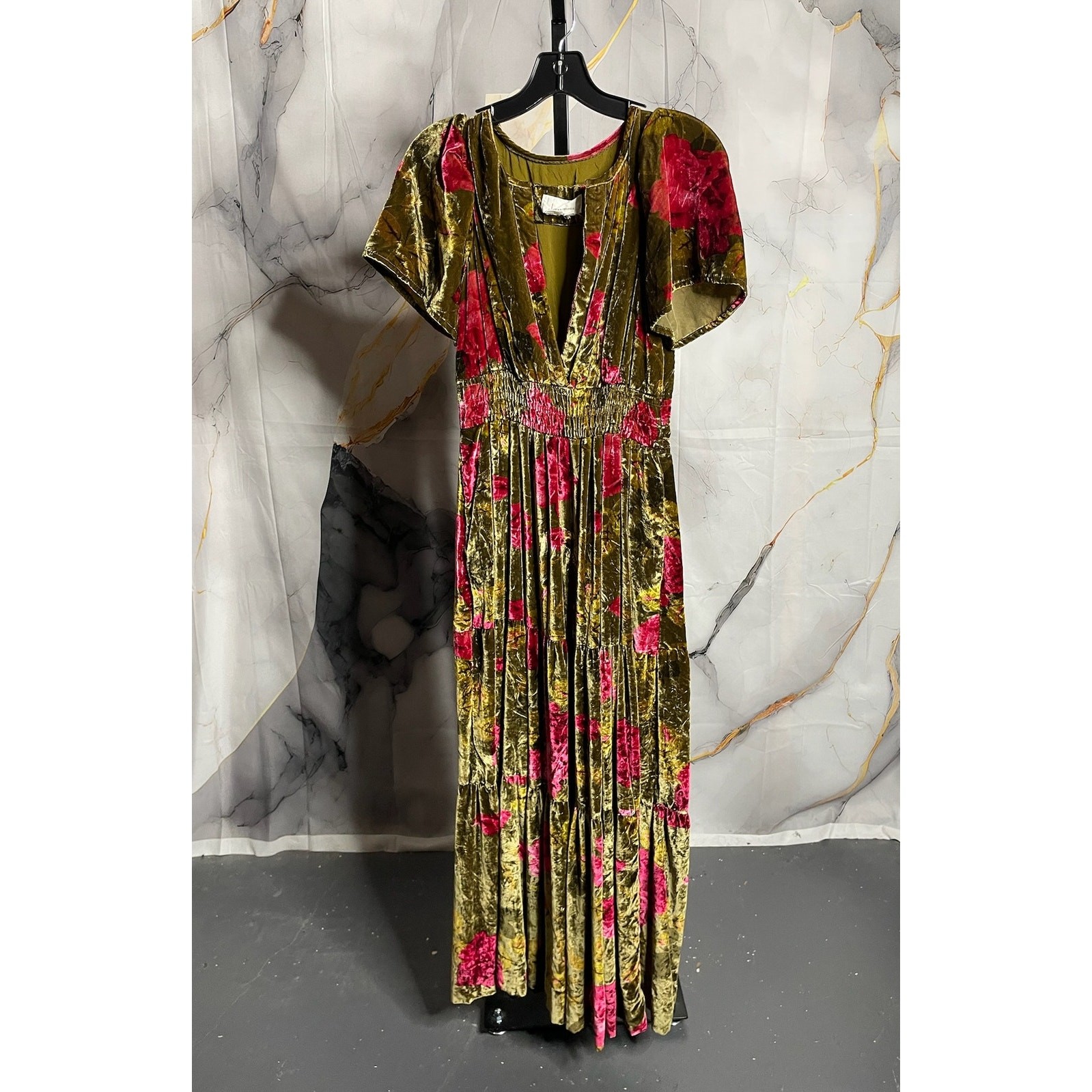 Anthropologie The Somerset Velvet Maxi Dress Size XS Anthropologie The Somerset Velvet Maxi Dress Size XS