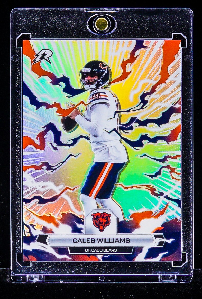 Caleb Williams RAINBOW REFRACTOR CARD 2025 Topps Resurgence Bears