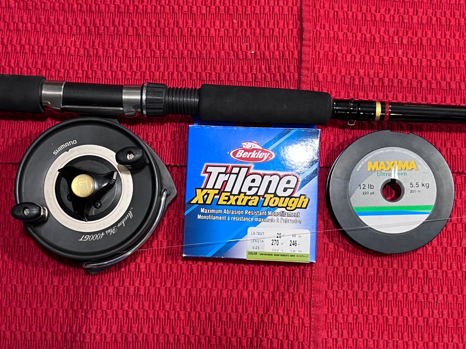 Shimano 4000 GT Plus Reel w/ A  Zebco Rhino 8\'6 Downrigger Rod  \