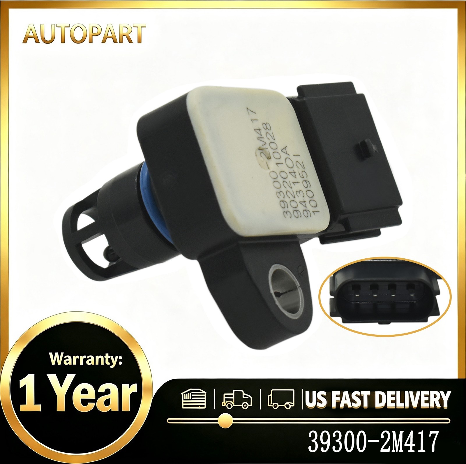 NEW Manifold Pressure MAP Sensor 39300-2M417 For Genesis GV70 Kia Seltos HYUNDAI