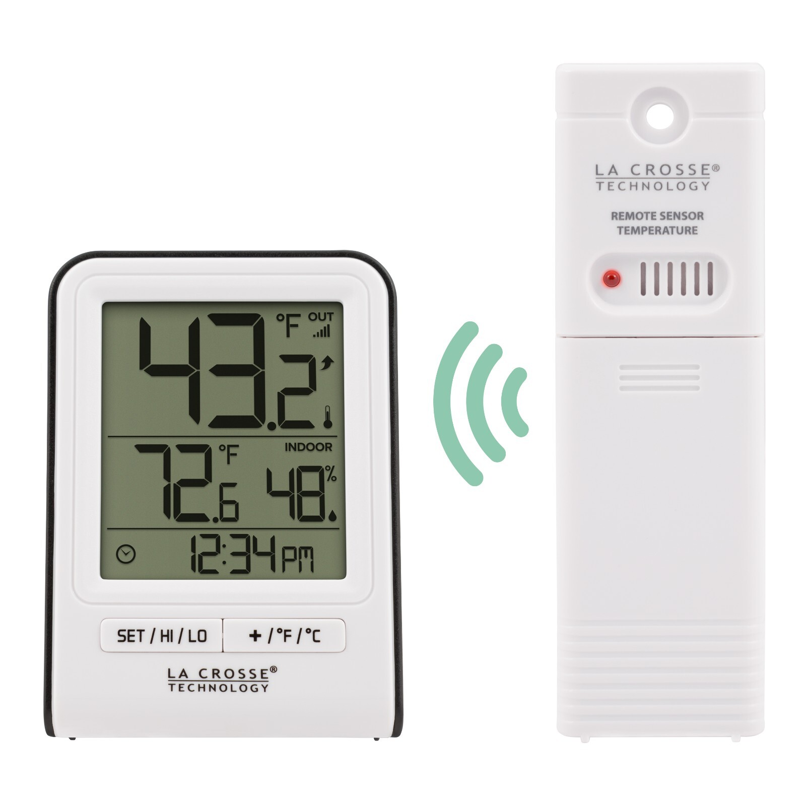 308-1409WT La Crosse Technology Wireless Thermometer Weather Station TX141-BV3