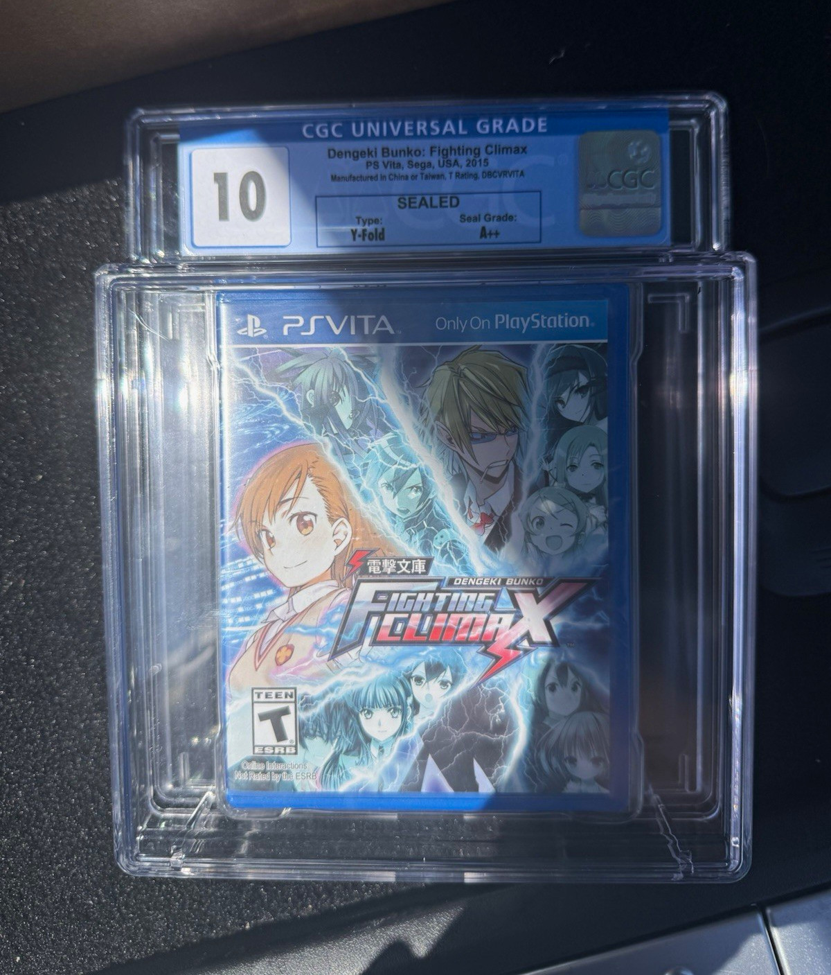 CGC 10 A++ Sealed Dengeki Bunko Fighting Climax PS Vita PSVITA WATA Ready Rare CGC 10 A++ Sealed Dengeki Bunko Fighting Climax PS Vita PSVITA WATA Ready Rare