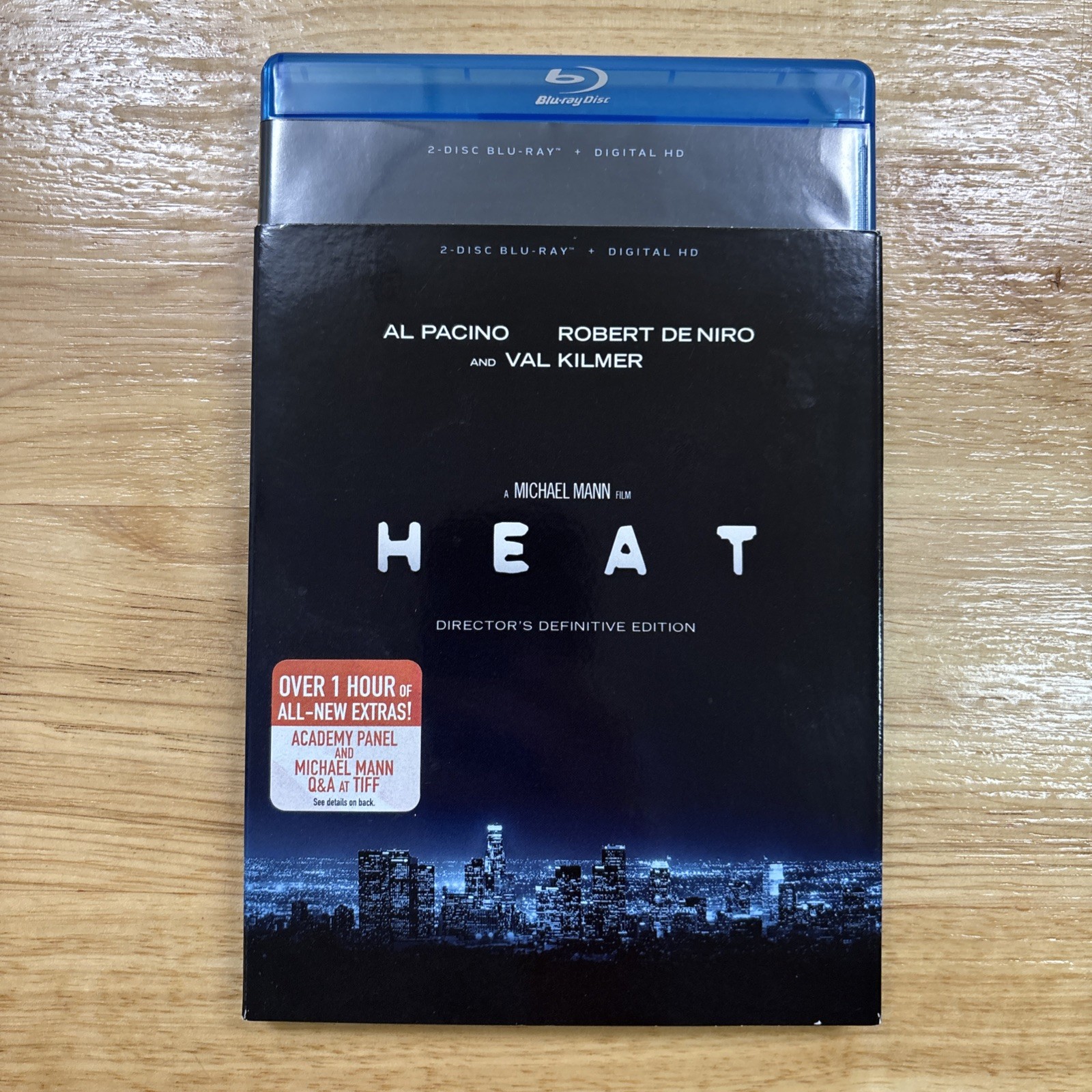 Heat - 1995 - Director\'s Definitive Edition (Blu-ray, 2017, 2 Disc) w/ Slipcover
