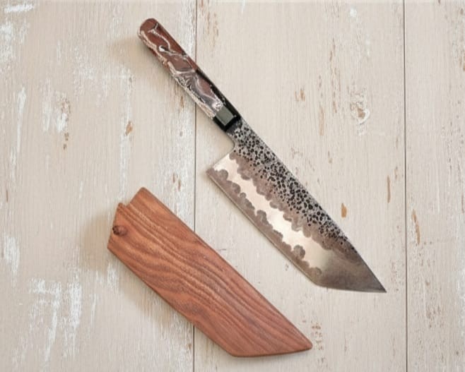 Handmade Hammered High Carbon Steel Kiritsuke Chef Knife Japanese Bunka Wood Say Handmade Hammered High Carbon Steel Kiritsuke Chef Knife Japanese Bunka Wood Say