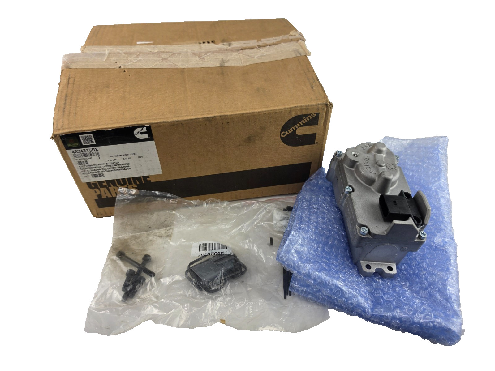 Genuine NEW Cummins ISB Turbocharger VGT Actuator 4034315RX 4032772RX