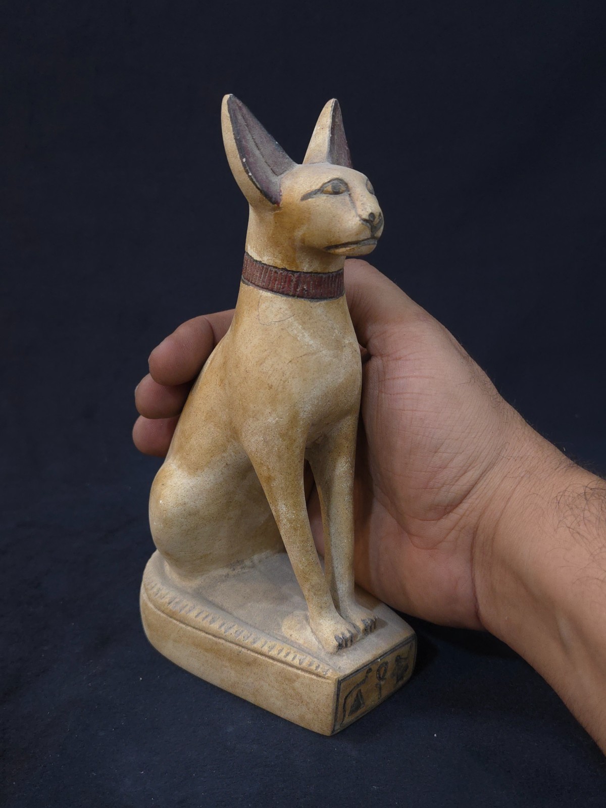 Ancient Egyptian Antiques Bastet Cat Goddess Rare Antique Stone Statue Artifact