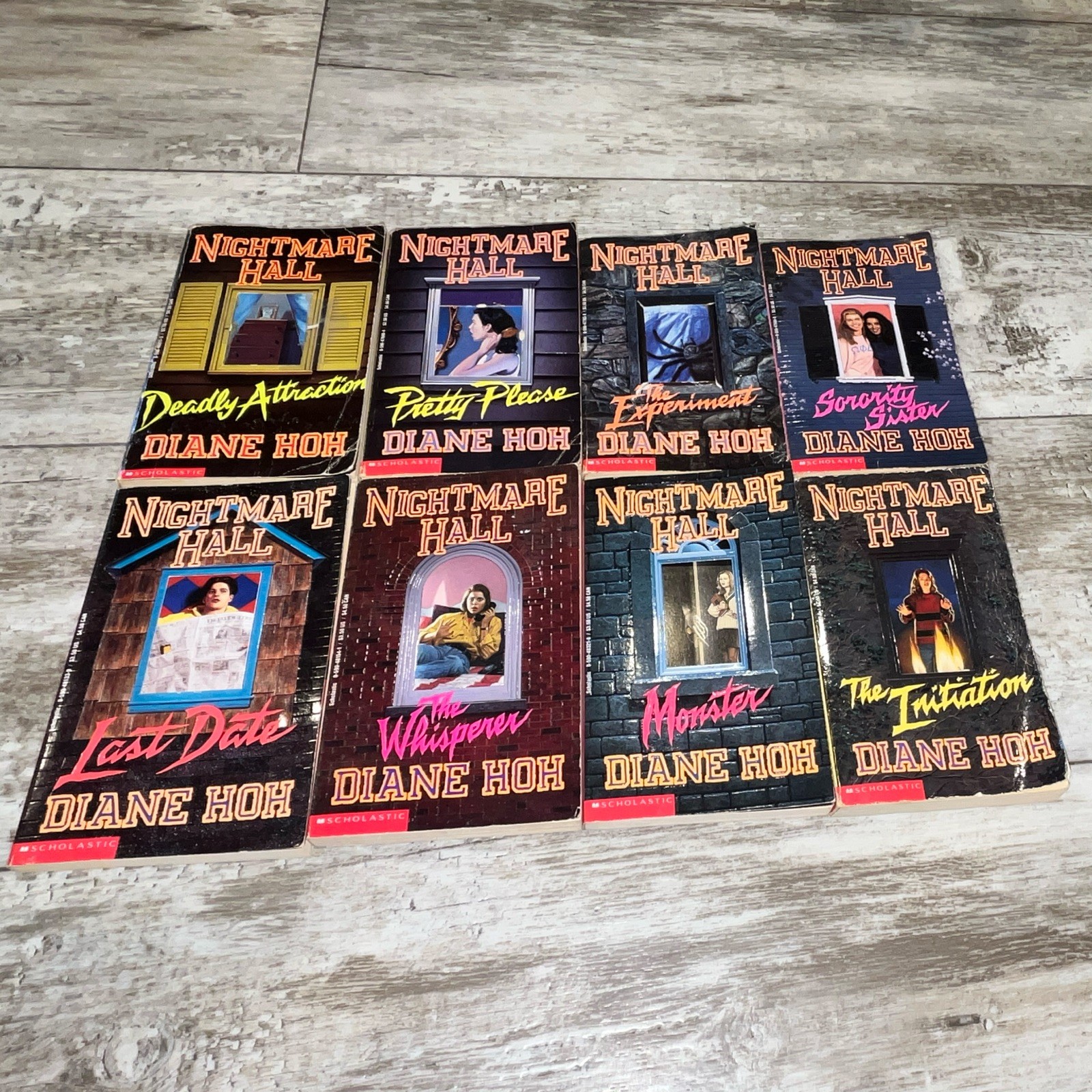 Nightmare Hall Diane Hoh Lot of 8 Paperbacks + 1 Goosebumps READ DESCRIPTION Nightmare Hall Diane Hoh Lot of 8 Paperbacks + 1 Goosebumps READ DESCRIPTION