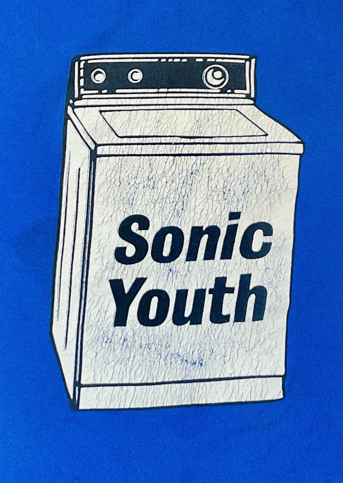 SONIC YOUTH washing machine vintage 90’s BLUE Shirt, Size XL, RARE, Band Tee SONIC YOUTH washing machine vintage 90’s BLUE Shirt, Size XL, RARE, Band Tee