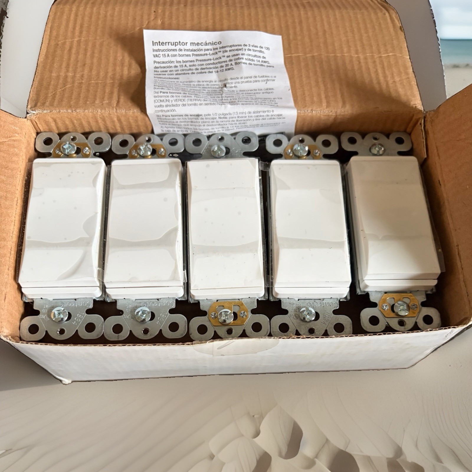 10 Pack - Control 4 C4-MSW-10PK-WH 120VAC - White