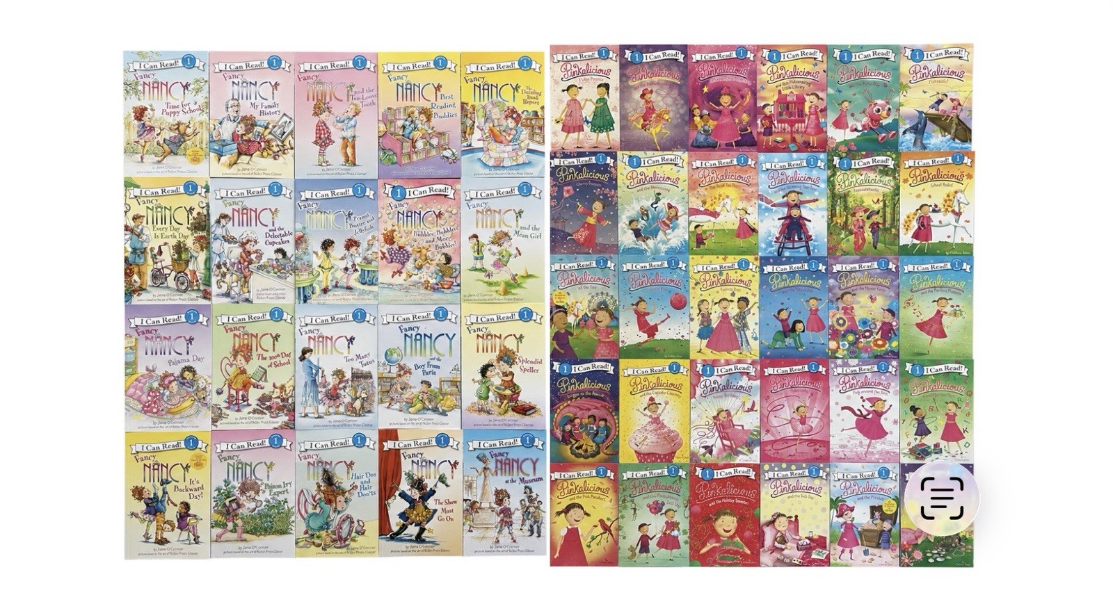 Lot 50 Fancy Nancy Pinkalicious Kid's Books I Can Read Early Readers Girls Lot 50 Fancy Nancy Pinkalicious Kid's Books I Can Read Early Readers Girls