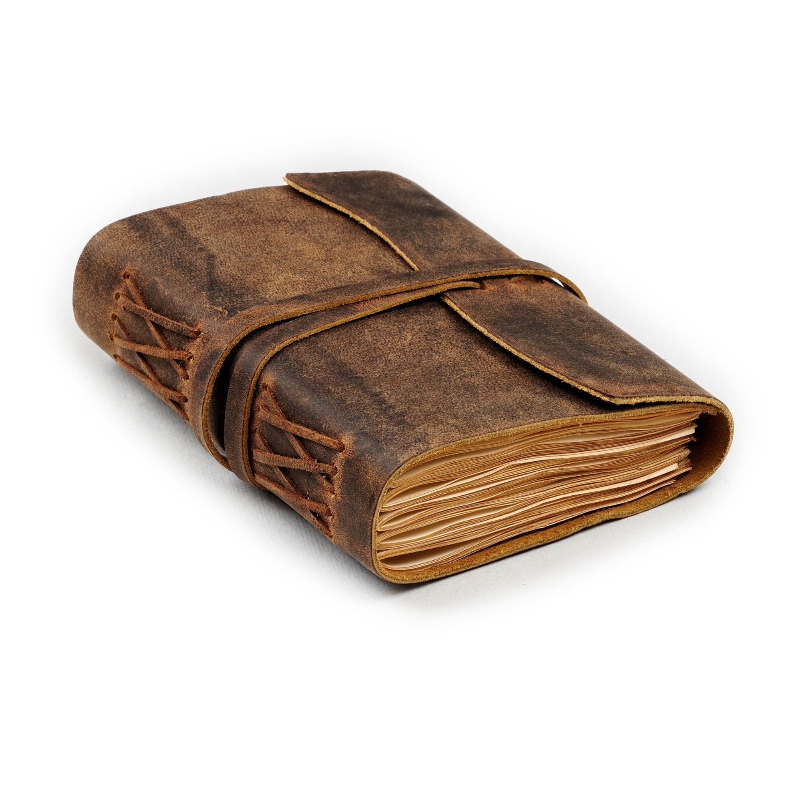 Vintage Journal 220 Antique Paper 7 X 5 inches Leather Bound Handmade Diary Vintage Journal 220 Antique Paper 7 X 5 inches Leather Bound Handmade Diary