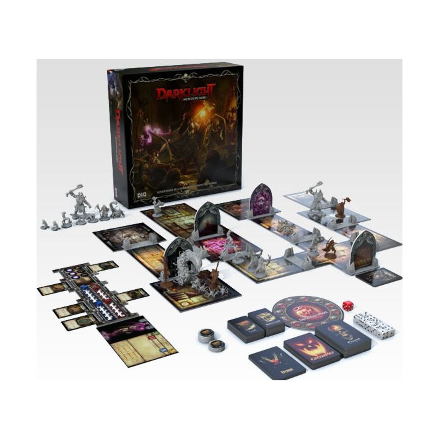 Dark Ice Games Board Game Darklight - Memento Mori Box Fair/NM Dark Ice Games Board Game Darklight - Memento Mori Box Fair/NM