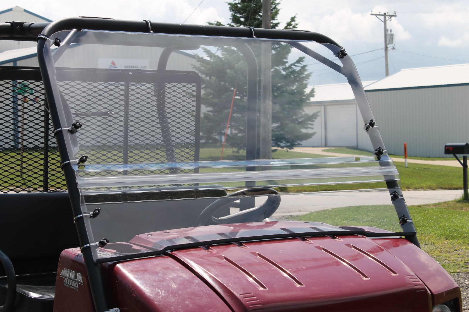 KAWASAKI MULE 4010/4000 (2009-2026) & 4010 Trans (2015-2026) FOLDING WINDSHIELD KAWASAKI MULE 4010/4000 (2009-2026) & 4010 Trans (2015-2026) FOLDING WINDSHIELD