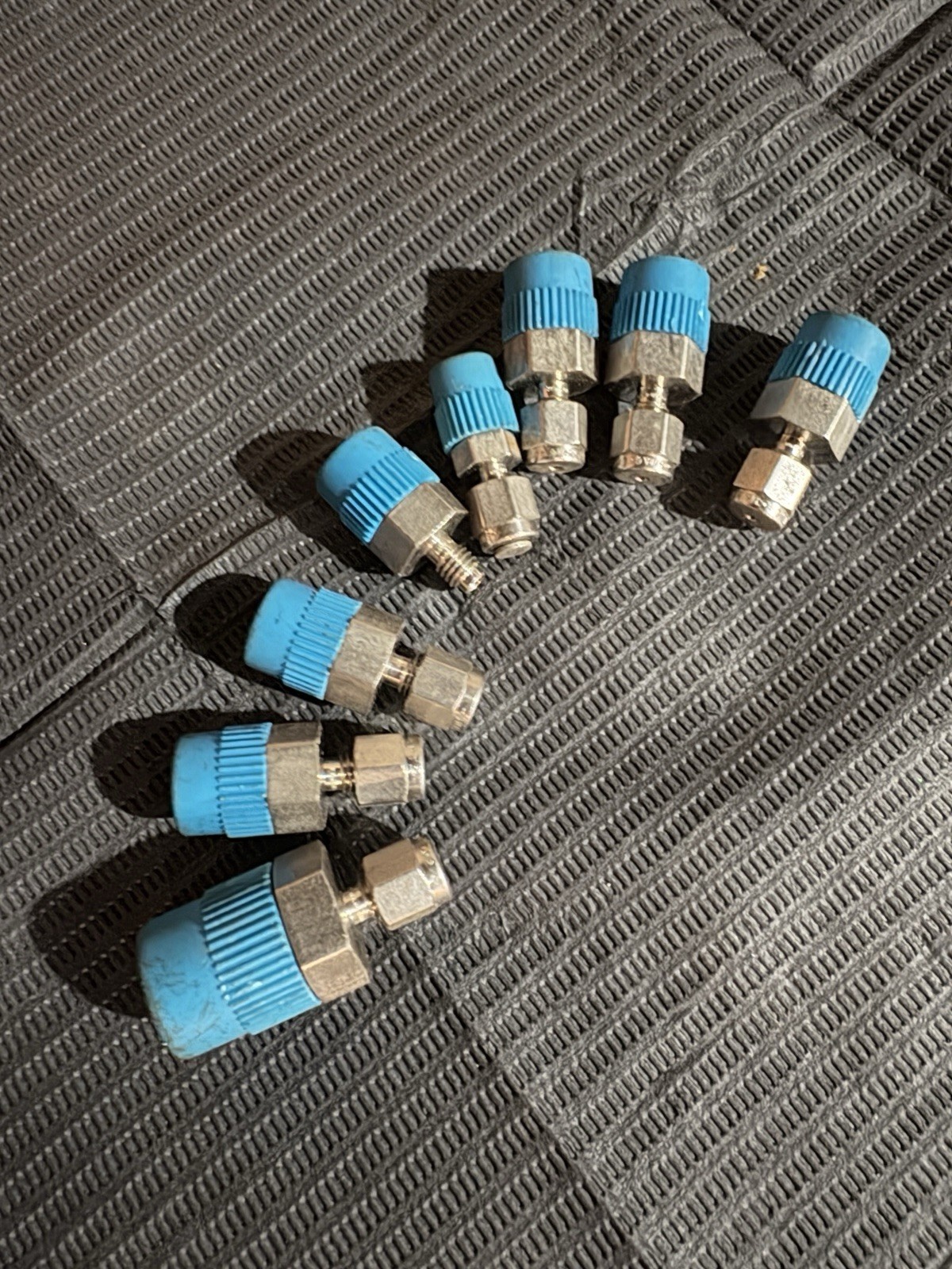 Lot of 8 Swagelok Stainless Steel Tube Fittings Adapters Mixed Sizes NOS