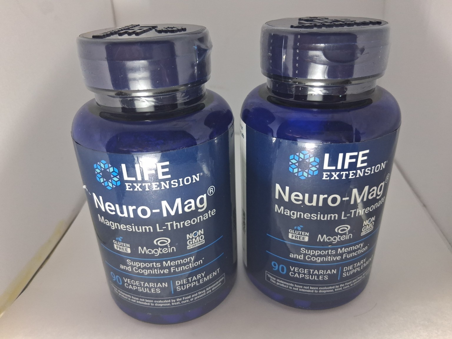 2-Pack Life Extension Neuro-Mag Magnesium L-Threonate 90 Capsules (180 Total) 2-Pack Life Extension Neuro-Mag Magnesium L-Threonate 90 Capsules (180 Total)