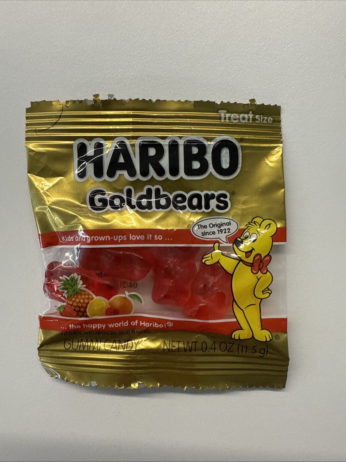 RARE Only RED Gummy Bear Treat Size Haribo Pack RARE Only RED Gummy Bear Treat Size Haribo Pack