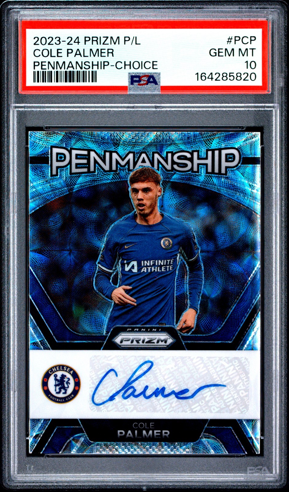 Cole Palmer 2023-24 Panini Prizm Premier League Choice Auto #PCP Chelsea PSA 10 Cole Palmer 2023-24 Panini Prizm Premier League Choice Auto #PCP Chelsea PSA 10