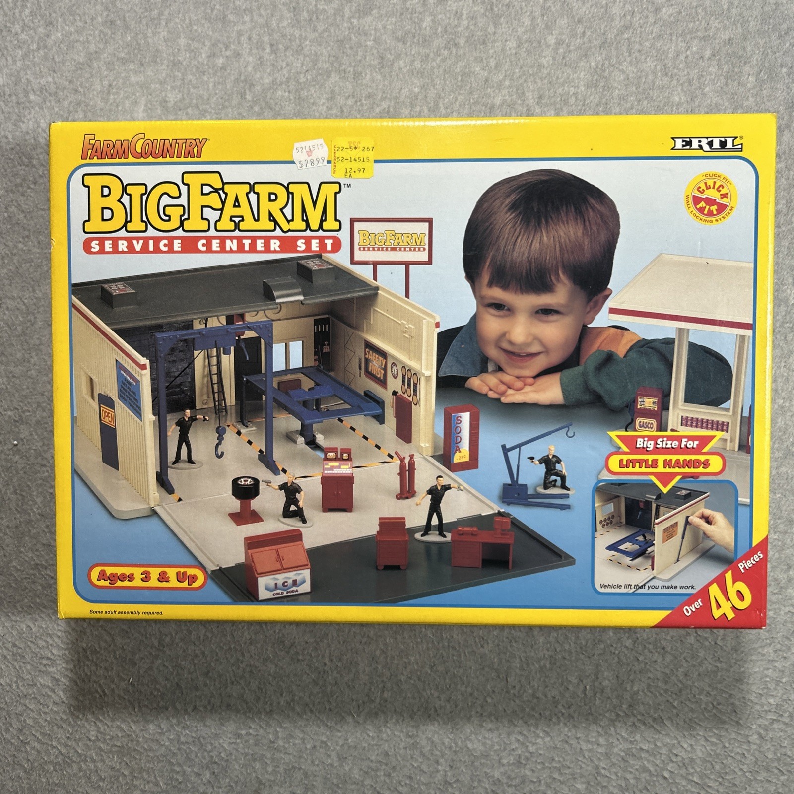 Ertl Farm Country Big Farm Shed Playset 1993 New Sealed Bags in Box