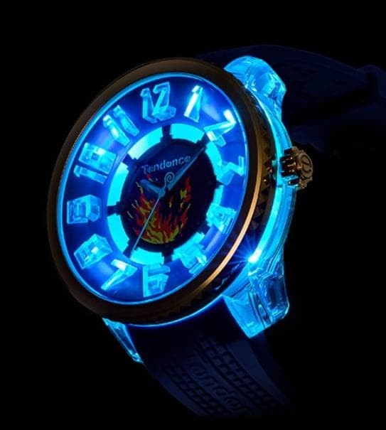 Tendence ONE PIECE Collab Watch Sanji Model Blue Diable Jambe Brand New Boxed