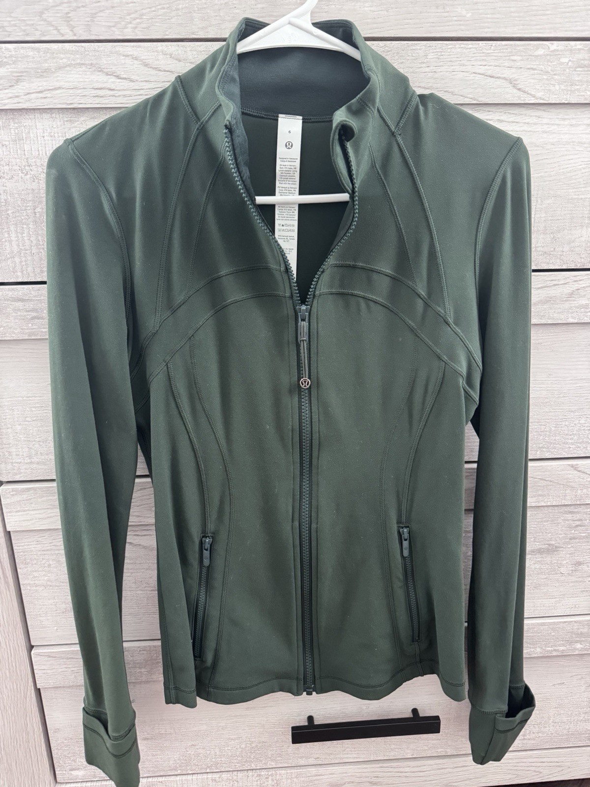 Lululemon Define Jacket Green (WORN ONCE) Women\'s Size 6