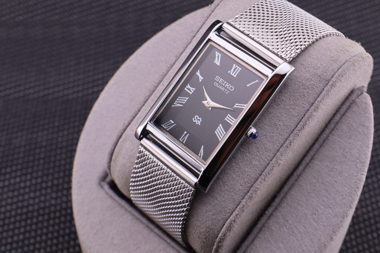 Vintage Refurbished  Seiko Slim Tank Watch Japan Quartz Men’s Wristwatch  Watch