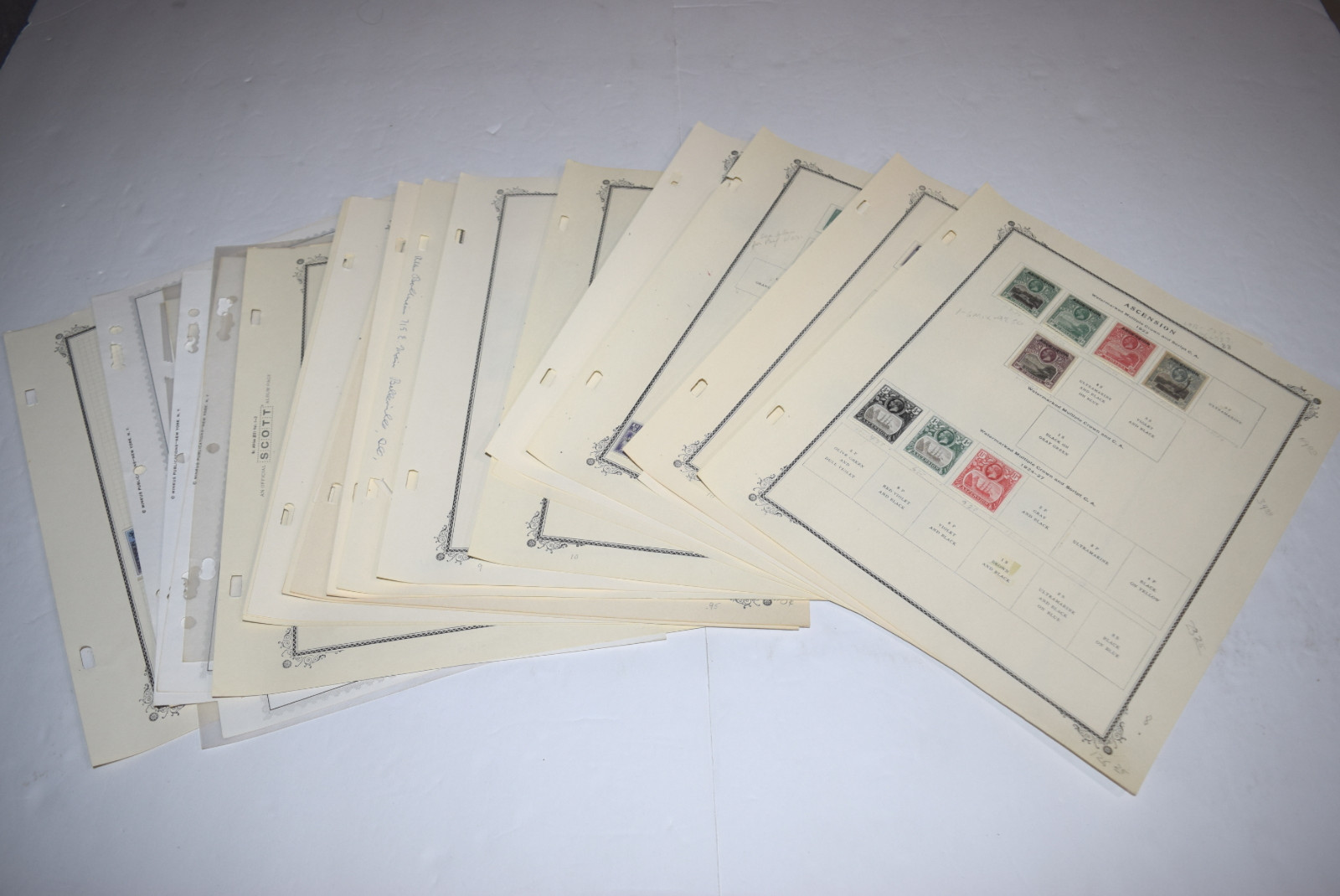 Ascension Stamp Collection 1922 - 1985 Mint 130ea Stamps Cat $545 Estimate Ascension Stamp Collection 1922 - 1985 Mint 130ea Stamps Cat $545 Estimate