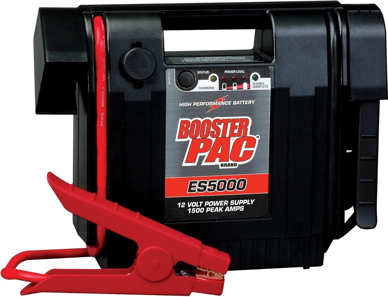 Clore Automotive Booster PAC ES5000 1500 Peak Amp 12V Jump Starter - US Shipping Clore Automotive Booster PAC ES5000 1500 Peak Amp 12V Jump Starter - US Shipping