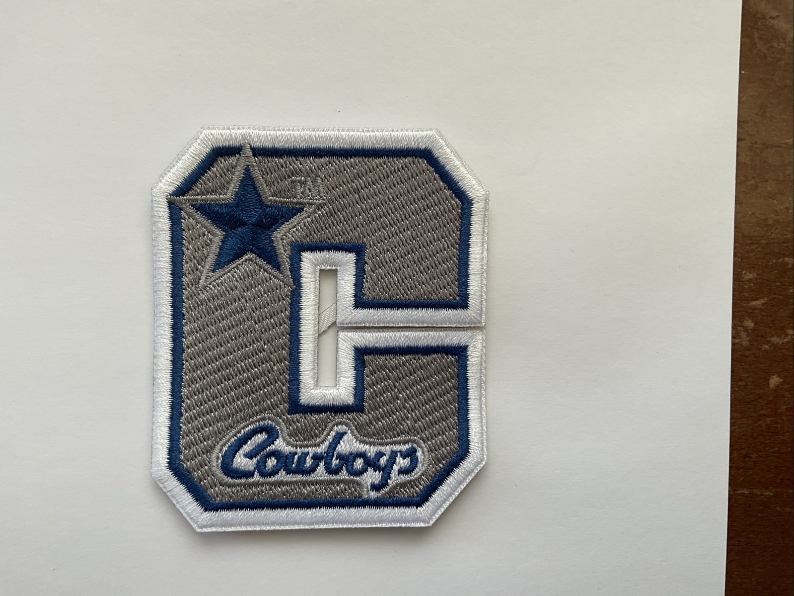 DALLAS COWBOYS VINTAGE Embroidered- Iron On Patch 3” X 2.5” DALLAS COWBOYS VINTAGE Embroidered- Iron On Patch 3” X 2.5”