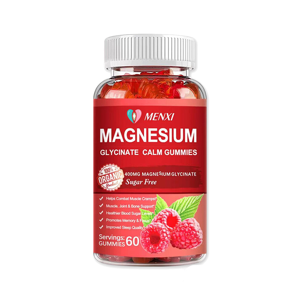 Vitamatic Magnesium Glycinate Gummies 600mg per Serving -60/240 Vegan Gummies US