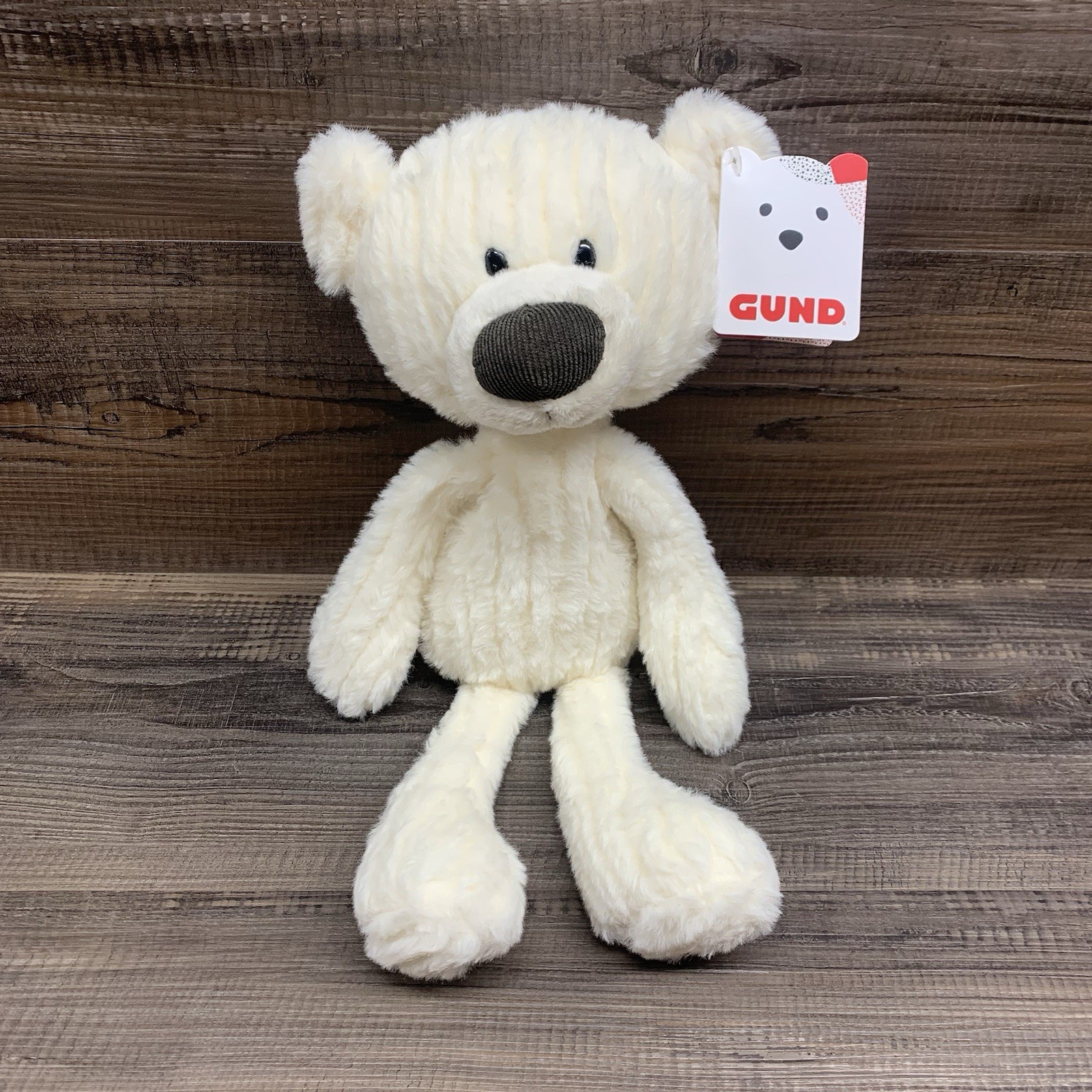 Gund Cable Toothpick Bear Plush Stuffed Animal White Floppy Arms 15 Inches NWT Gund Cable Toothpick Bear Plush Stuffed Animal White Floppy Arms 15 Inches NWT