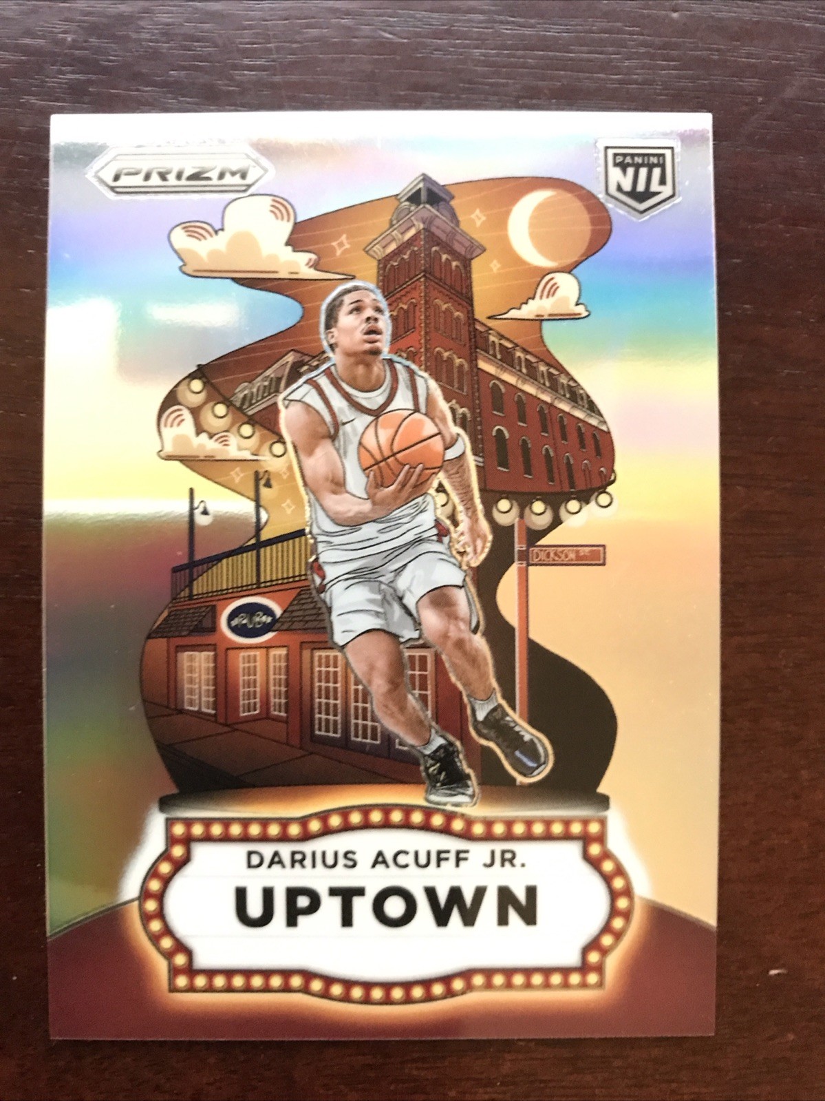Darius Acuff Jr. Panini 2025-26 Prizm Basketball Uptown SSP Case Hit Arkansas