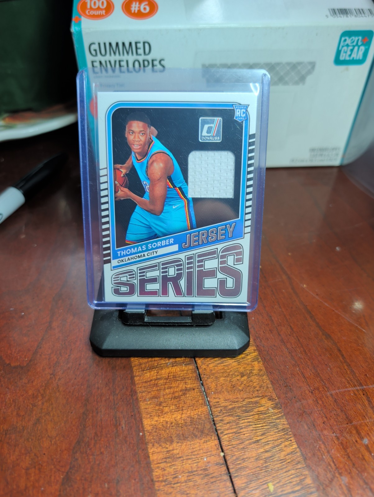 2025-26 Panini Donruss Jersey Series - Thomas Sorber RC #JS-TST 2025-26 Panini Donruss Jersey Series - Thomas Sorber RC #JS-TST
