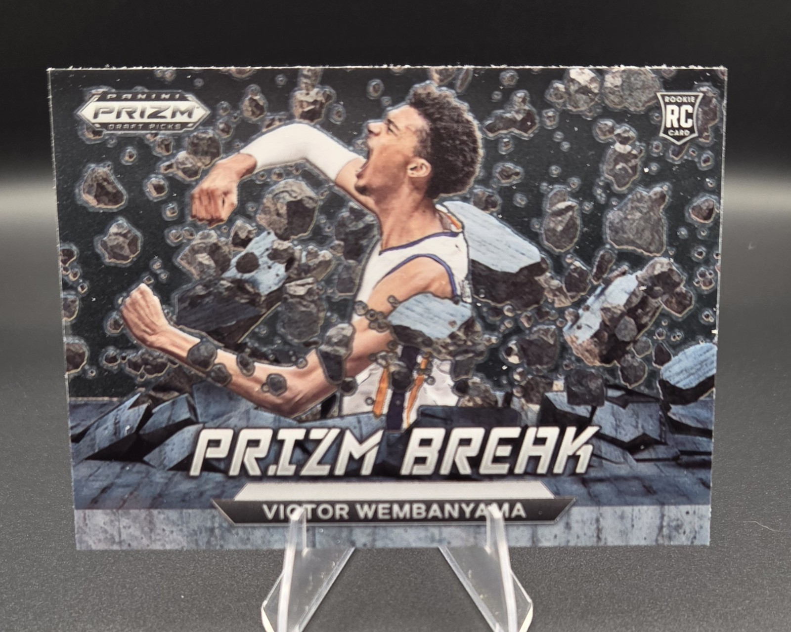 2023-24 Panini Prizm Draft Picks - Prizm Break Victor Wembanyama #1 (RC)