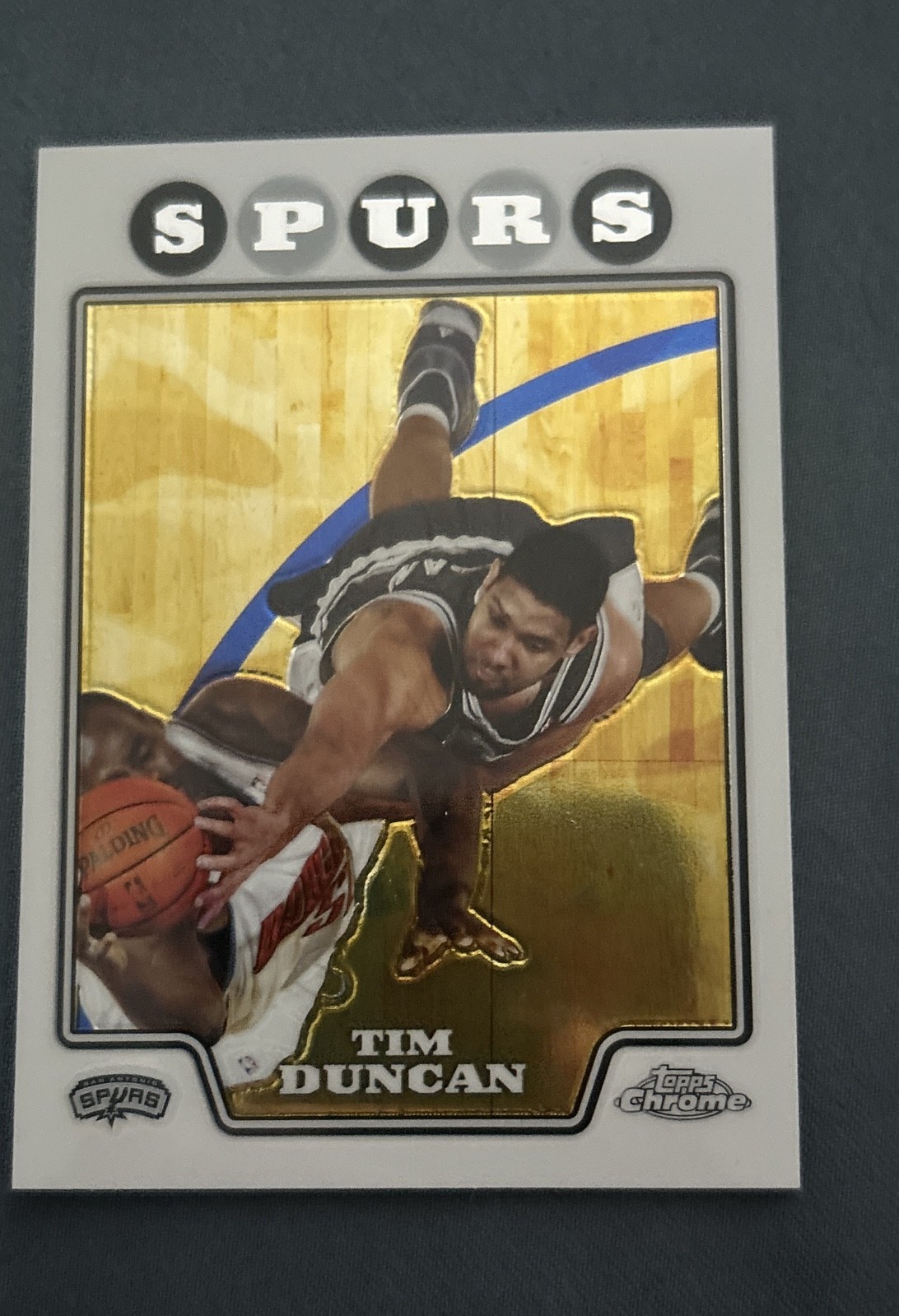 2008-09 Topps Chrome - Tim Duncan #21 2008-09 Topps Chrome - Tim Duncan #21