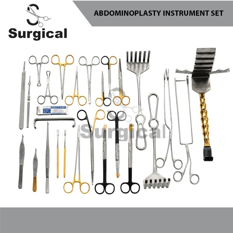 Abdominoplasty Tummy Tuck Surgery Set Plastic Surgery Instruments