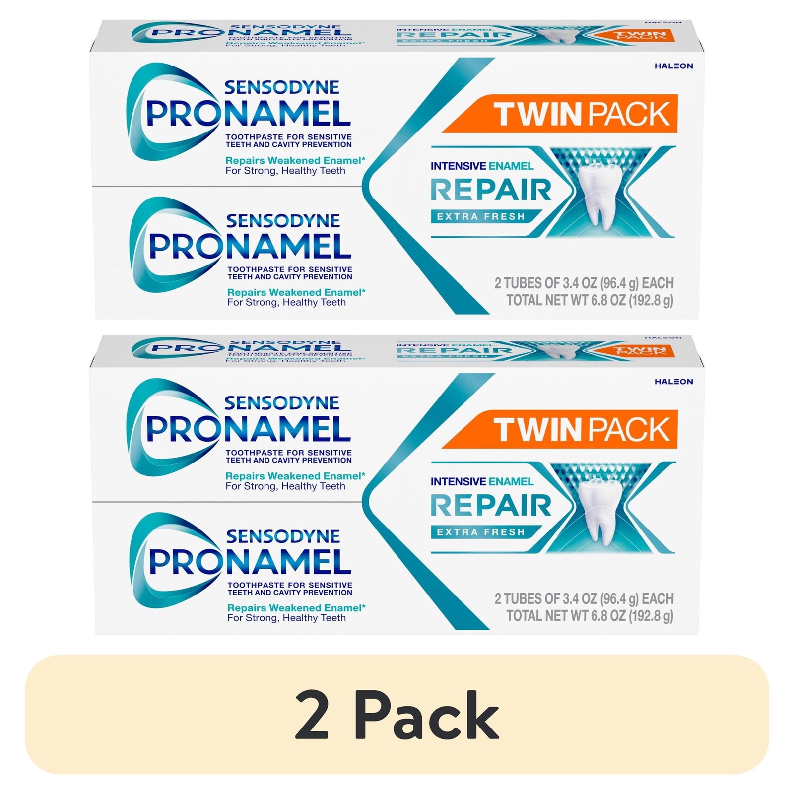 Sensodyne Pronamel Intensive Enamel Repair Toothpaste Extra Fresh (4 Pack x 3.4o