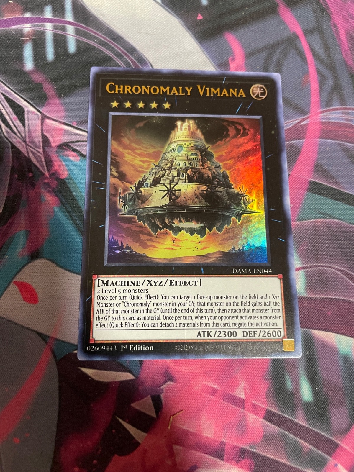 YUGIOH - CHRONOMALY VIMANA - ULTRA RARE - 1ST ED - DAMA - NM YUGIOH - CHRONOMALY VIMANA - ULTRA RARE - 1ST ED - DAMA - NM