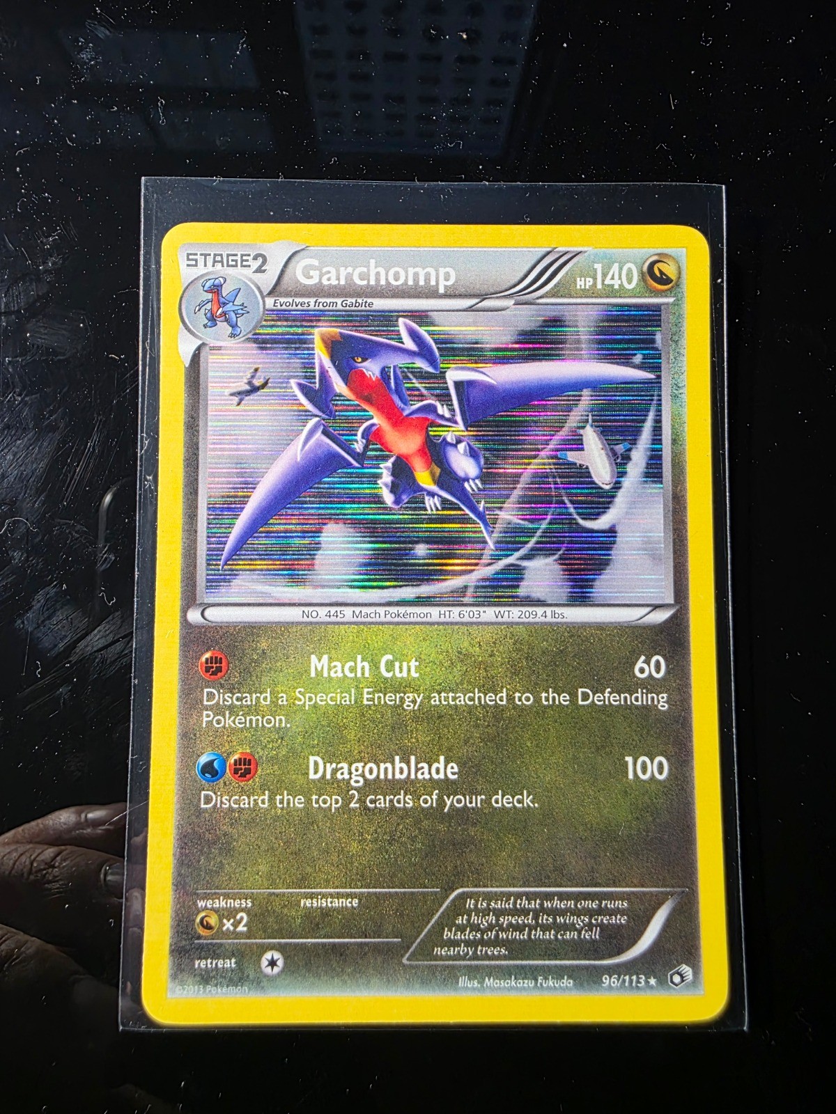 Garchomp Holo Rare Legendary Treasures 96/113 LP